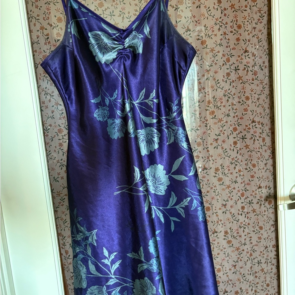 Jessica Purple and blue Floral Lingerie
